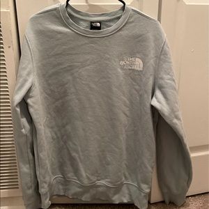 Light blue northface unisex sweatshirt medium